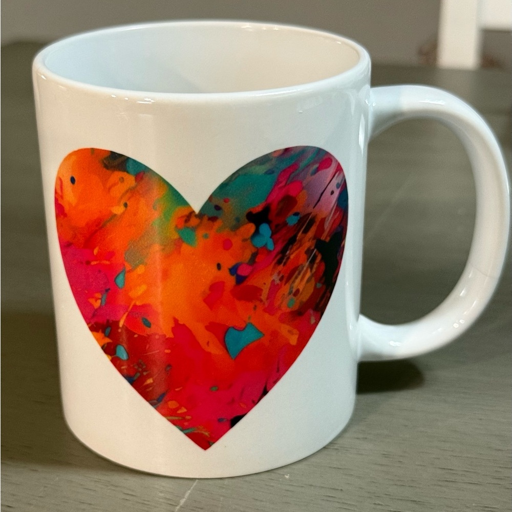Colorful Heart Mug - Picture 2 of 4